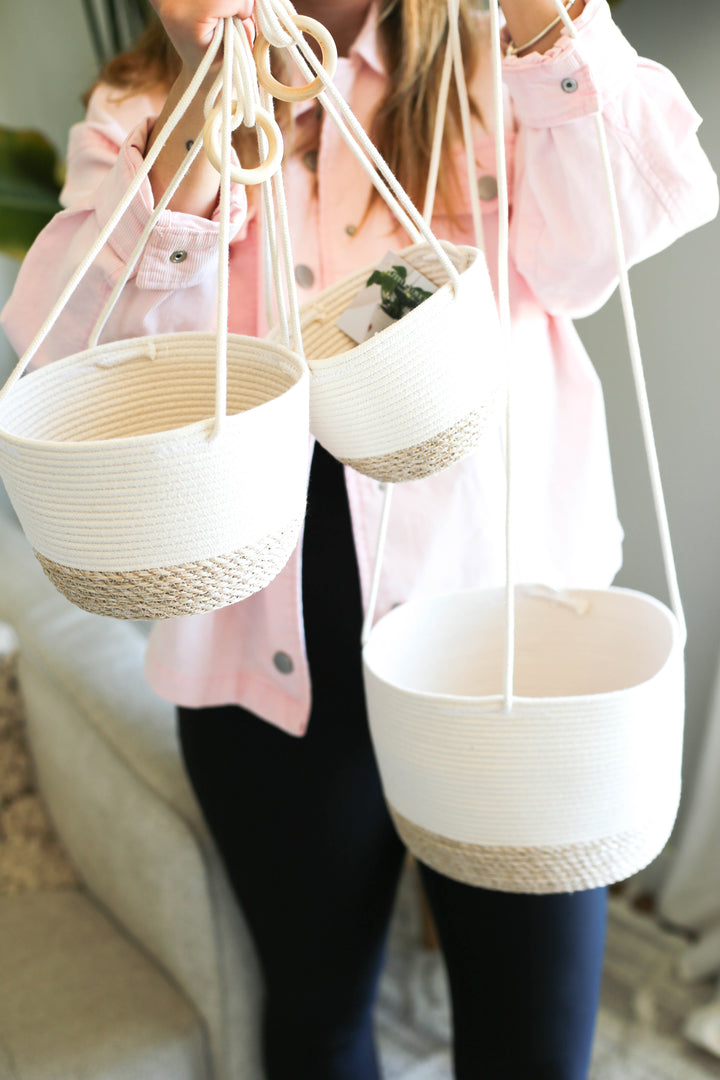 Jute Hanging Planter-5