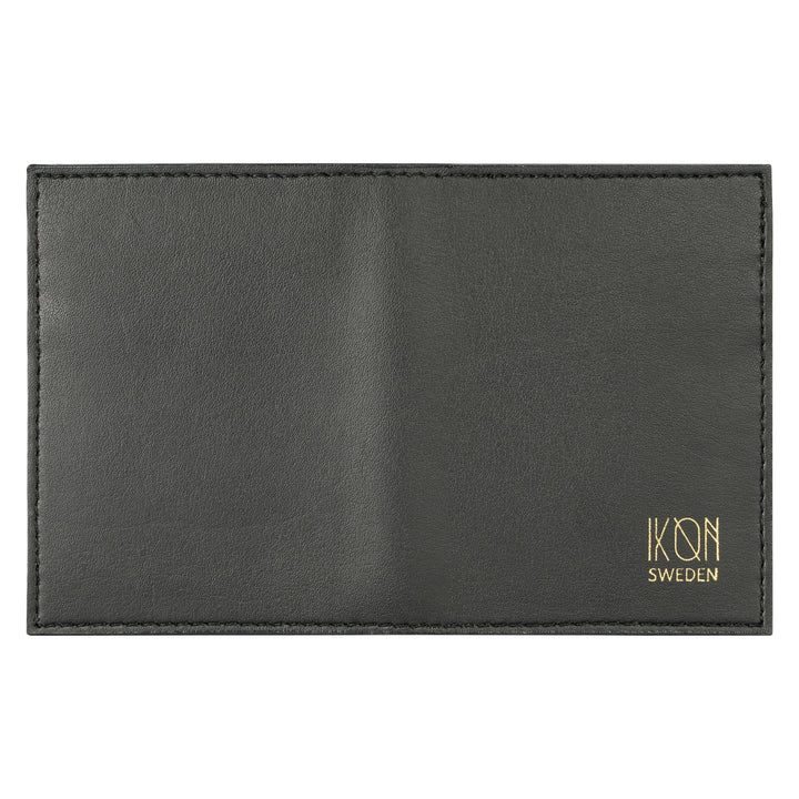 Vegan Cactus Leather BiFold Card Wallet - Black