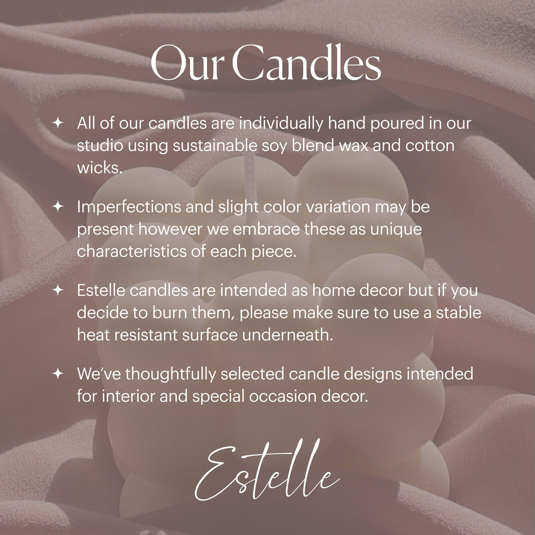 Ribbed Pillar Candle Set-7