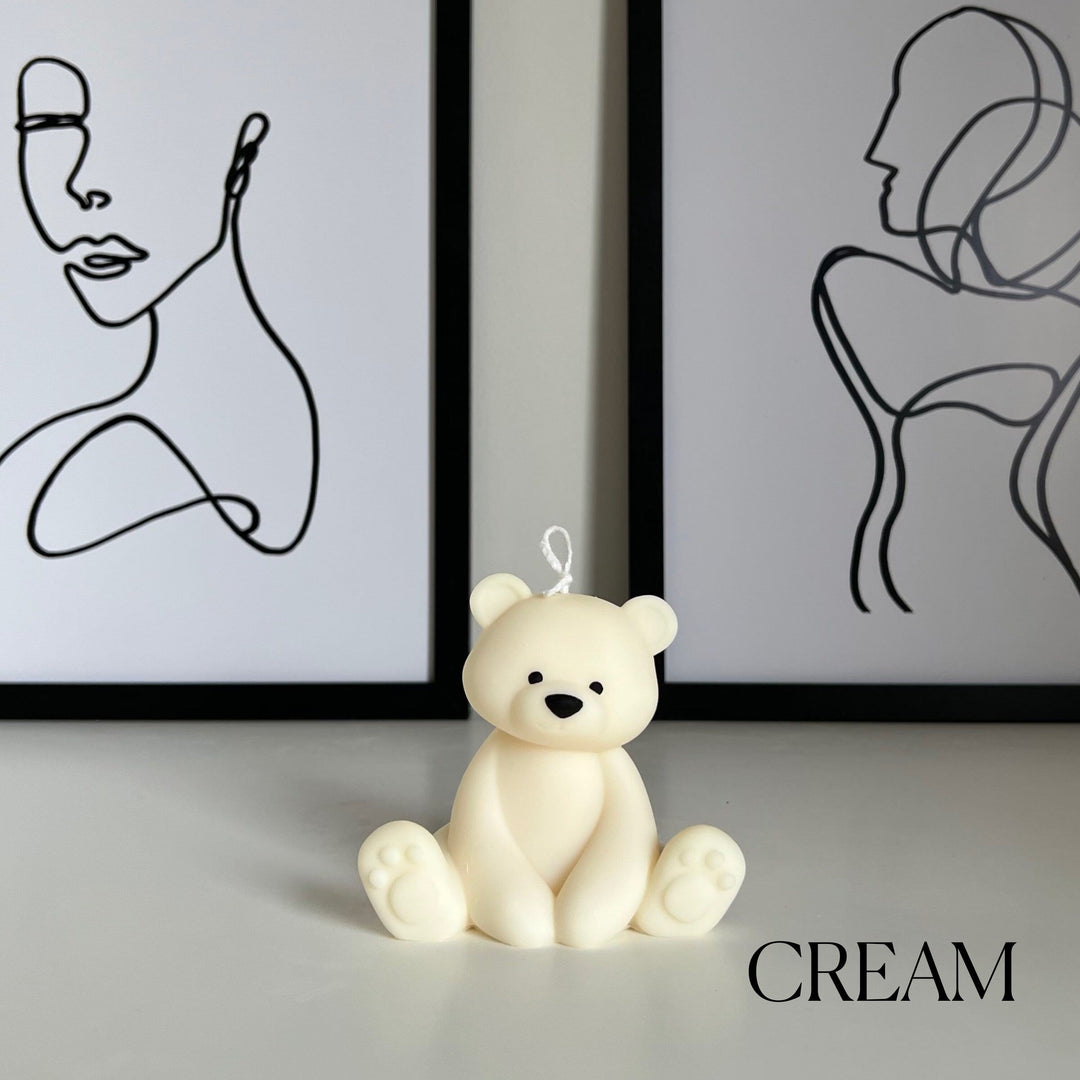 Teddy Bear Candle-3