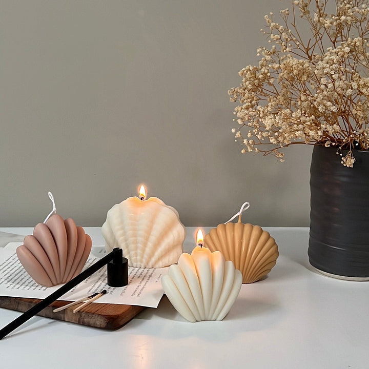 Scallop Shell Candle-4