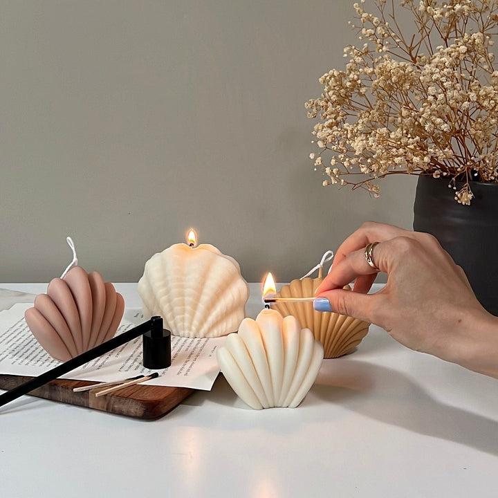 Scallop Shell Candle-1