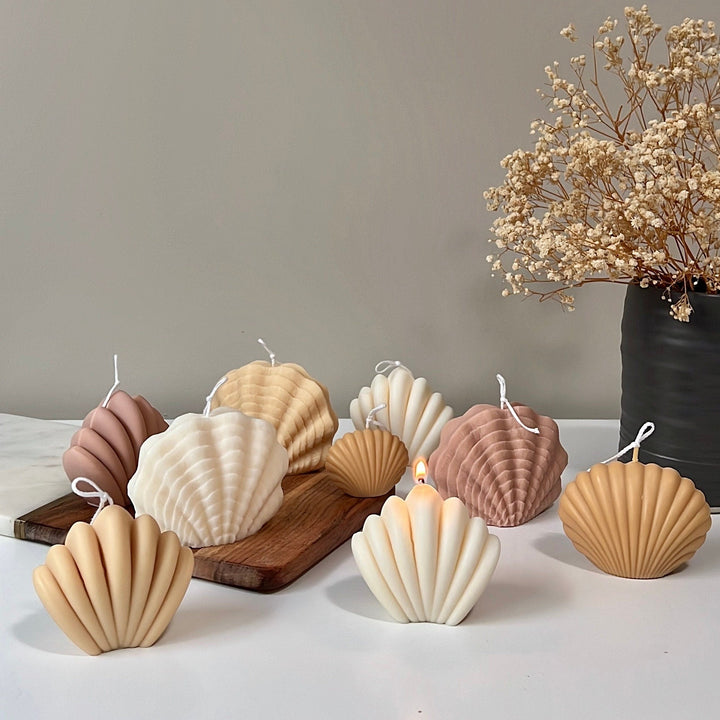 Scallop Shell Candle-7