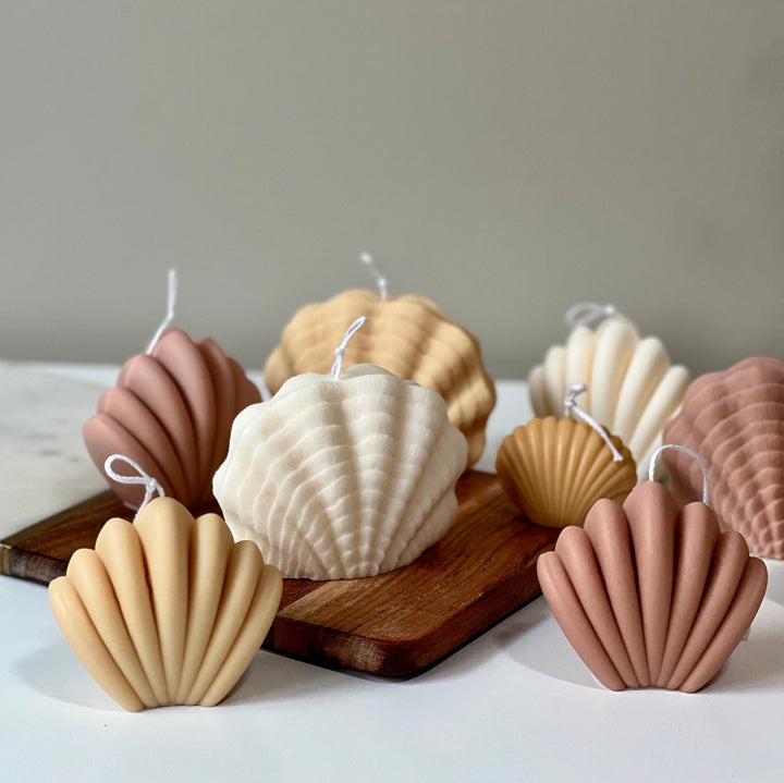 Scallop Shell Candle-2