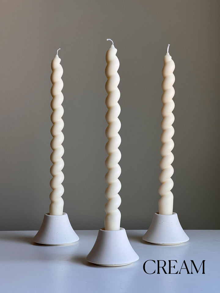 Tall Twisted Taper Candle-2