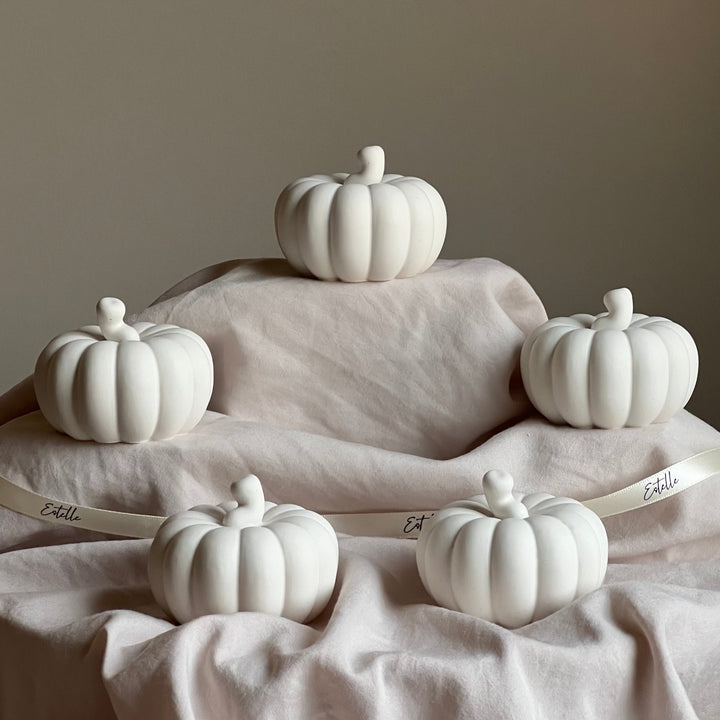 Cute Autumn Pumpkin Stone Decor-2