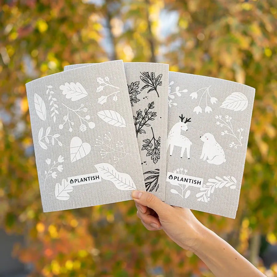 Into the Woods - Swedish Sponge Cloth Set