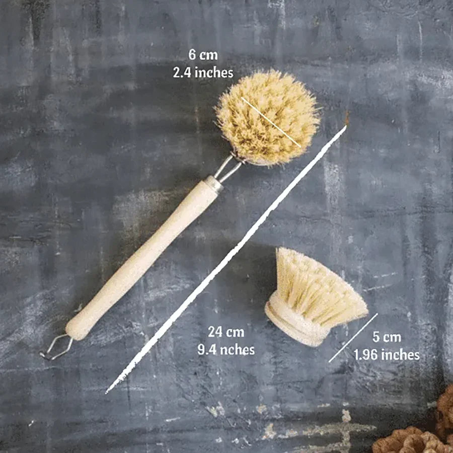 Zero Waste Kitchen Brush Set - Brush Kit