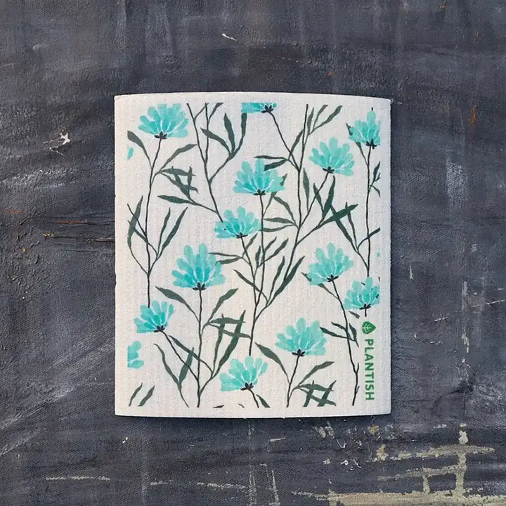 Floral Bursts - Swedish Sponge Cloth Set